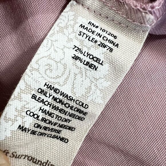 Soft Surroundings Felicity Fringe Pink Dress - Picture 7 of 13